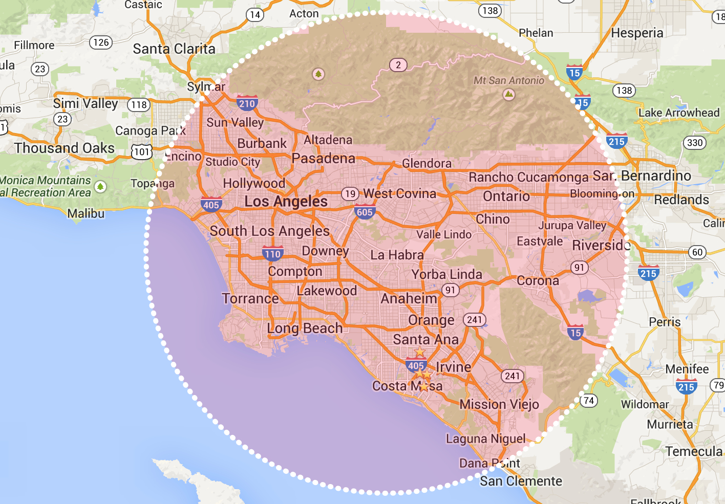 coverage map